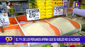 El 71 % de los peruanos afirma que su sueldo no le alcanza