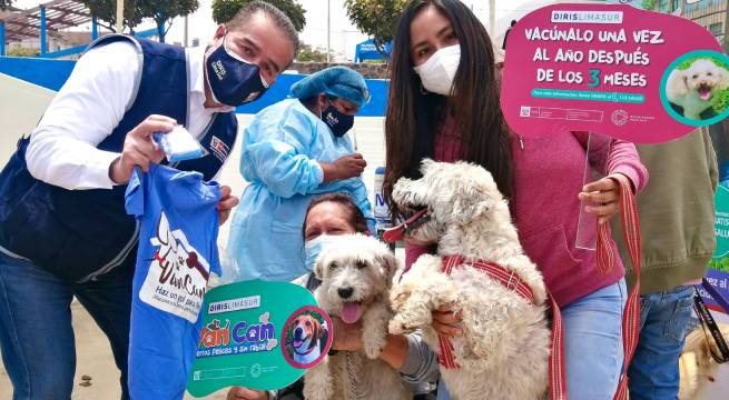 VanCan 2021 culmina este domingo y espera vacunar contra la rabia a más de 128 mil perros