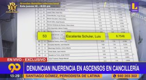 Pedro Castillo: denuncian nueva injerencia en ascensos de la Cancillería