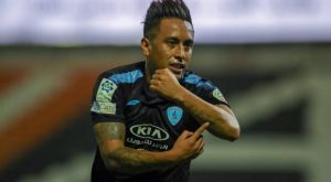 Christian Cueva marcó un doblete en el empate 5-5 entre el Al Fateh y el Damac FC