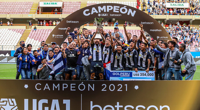 Alianza Lima se coronó campeón de la Liga 1 2021