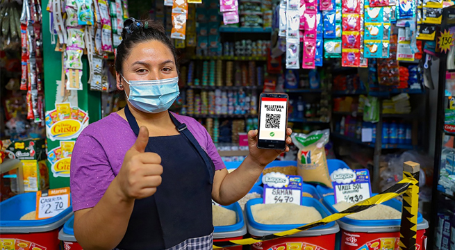 Casi 60 mil puestos comerciales a nivel nacional están afiliados a una billetera digital