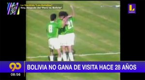 Bolivia no gana de visita hace 28 años