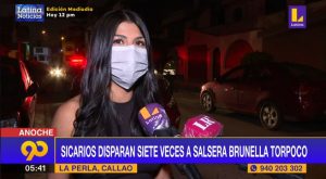 Callao: presuntos sicarios disparan al vehículo de la salsera Brunella Torpoco