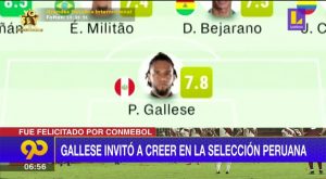 Pedro Gallese en el once ideal de la fecha de eliminatorias