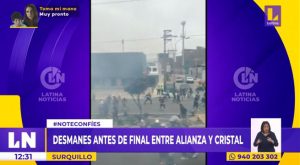 Alianza Lima vs. Sporting Cristal: vándalos provocan desmanes en el distrito de Surquillo