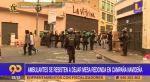 Ambulantes se resisten a dejar Mesa Redonda tras la llegada de la campaña navideña