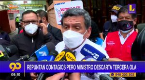 Repuntan contagios de Covid-19, pero ministro de Salud descarta una tercera ola