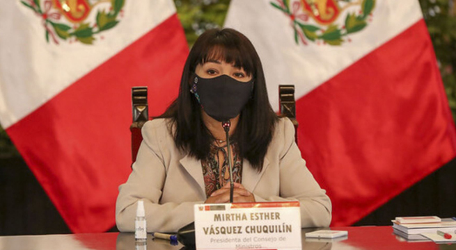 Mirtha Vásquez: No me siento debilitada en el Gabinete Ministerial