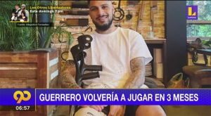 Paolo Guerrero volvería a jugar en 3 meses