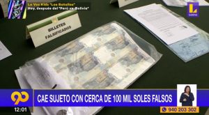 Policía detiene a sujeto con más de 100 mil soles falsos en agencia de viaje