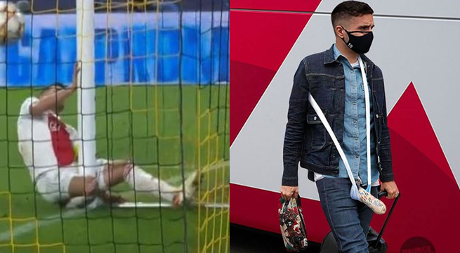 Futbolista del Ajax terminó con un yeso en el pene tras sufrir un fuerte golpe