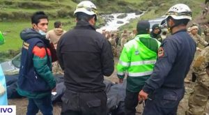 Rescataron cuerpos de tripulantes de helicóptero accidentado en Huarochirí