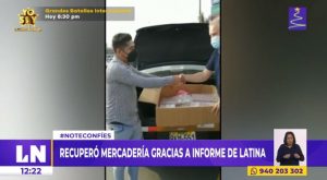 Empresario recuperó mercadería olvidada en taxi gracias a informe de Latina Noticias