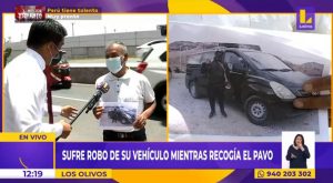 Anciano sufre el robo de su vehículo mientras recogía su pavo