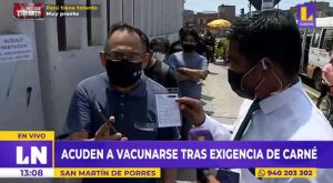 Usuario reclama que el registro de su vacunación no aparece en el sistema