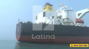 Latina llegó hasta el buque involucrado en derrame de petróleo