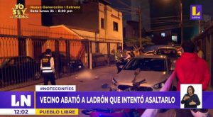 Pueblo Libre: hombre abate a delincuente que intentó asaltarlo en la puerta de su casa