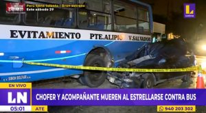 Ate: dos personas mueren en accidente de tránsito en la Panamericana Norte