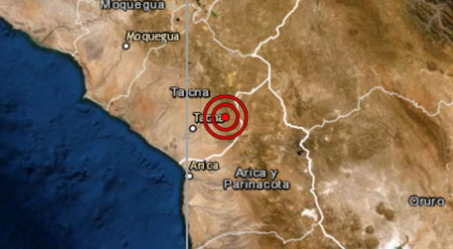 Sismo en Perú: temblor de magnitud 4.9 se sintió en Tacna este viernes