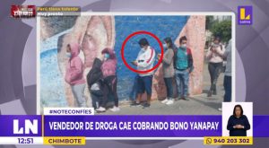 Chimbote: vendedor de droga es capturado mientras cobraba Bono Yanapay
