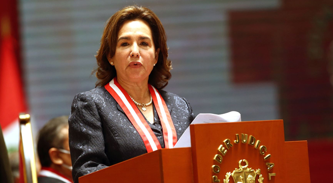 Elvia Barrios, presidenta del Poder Judicial, dio positivo a la COVID-19