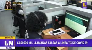 Minsa: incrementan a 600 mil llamadas falsas a la línea 113