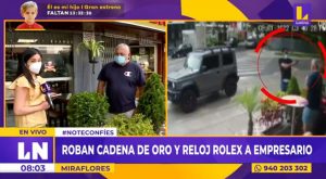 Miraflores: sujeto roba cadena de oro y reloj rolex a empresario