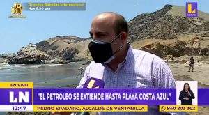 Alcalde de Ventanilla pide a Pedro Castillo visitar zona de derrame de petróleo