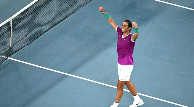 Rafael Nadal vence a Berrettini y llega a la final del Abierto de Australia