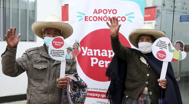 Bono Yanapay: más de 10 millones de beneficiarios han cobrado el subsidio económico