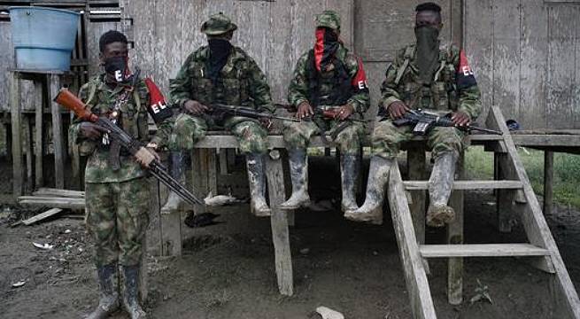 Rebeldes del ELN anuncian «paro armado» de tres días en Colombia