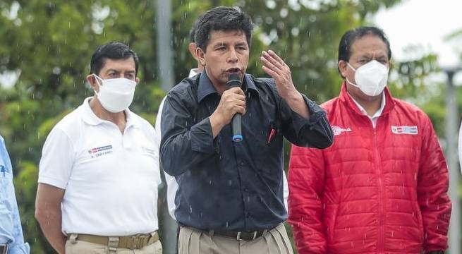 Pedro Castillo: «Agradezco a Perú Libre por habernos acogido en esta contienda que nos llevó al triunfo”
