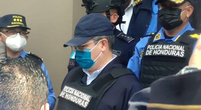 Expresidente de Honduras es arrestado tras solicitud de extradición de Estados Unidos