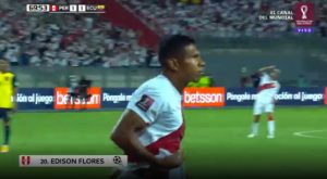 Perú empata el marcador ante Ecuador con gol de Edison Flores