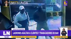 SJL: ladrones asaltan a comensales y trabajadores de restaurante