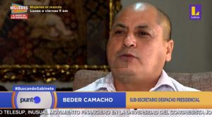 Beder Camacho desmiente a Carlos Jaico: No hay ningún gabinete en las sombras