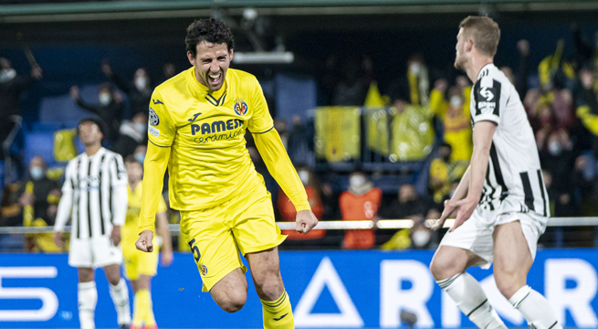 Villarreal empató con Juventus por los octavos de final de la Champions League