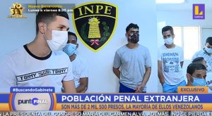 Perú registra más de 2.500 delincuentes extranjeros recluidos en sus penales