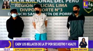 SMP: caen ‘Los bellacos de la 37’, banda responsable de secuestros y asaltos