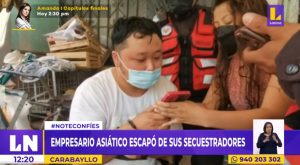 Carabayllo: empresario asiático logró escapar de secuestradores
