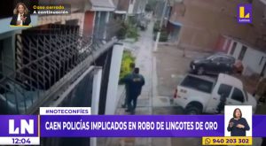 Capturan a policías implicados en robo de lingotes de oro a empresario