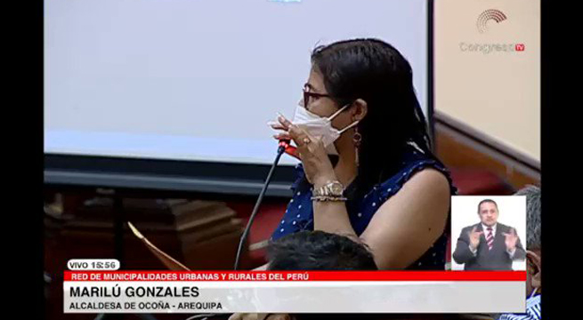 Ministerio de la Mujer rechaza agresión verbal contra alcaldesa de Ocoña en el Congreso