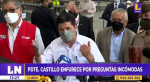 Pedro Castillo se enfurece por preguntas incómodas: Esta prensa es un chiste