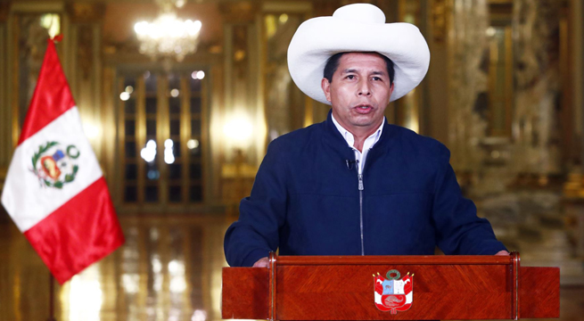 Presidente Pedro Castillo anuncia cambios en el Gabinete Ministerial