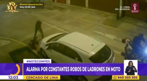 Cercado de Lima: alarma por constantes robos de ladrones en moto
