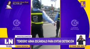 San Borja: ‘tendero’ arma escándalo para evitar ser detenido tras robo