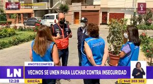 Vecinos de Breña se unen para luchar contra la inseguridad ciudadana