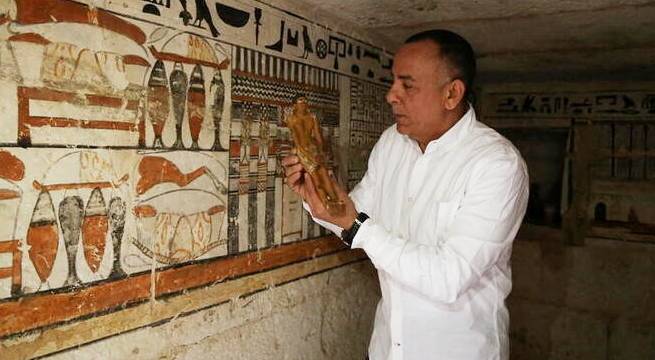 Egipto: arqueólogos descubren cinco tumbas en la necrópolis egipcia de Saqqara
