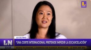 Keiko Fujimori: «Una corte internacional pretende impedir la excarcelación de mi padre”